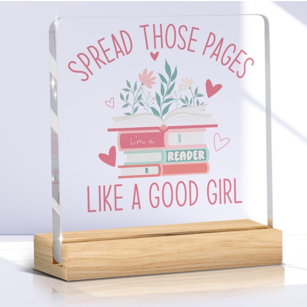 Smut Dark Romance Acrylic Sign Decor